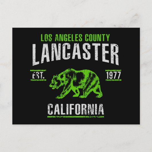 Lancaster Postkarte (Vorderseite)