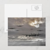 Lancaster Raid Postkarte (Vorne/Hinten)