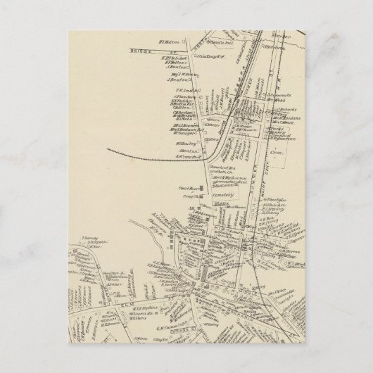 Lancaster, Stadt Lancaster Postkarte (Vorderseite)