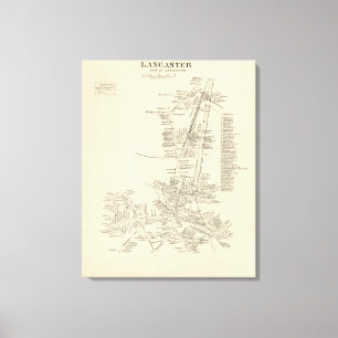 Lancaster, Stadt von Lancaster Leinwanddruck