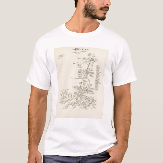 Lancaster, Stadt von Lancaster T-Shirt (Vorderseite)