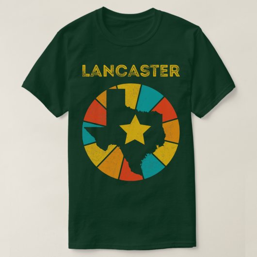 Lancaster Texas Vintag Distressed Souvenir 1 T-Shirt (Design vorne)