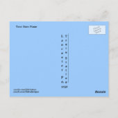 Lancaster TRAIN Station Postcard. Füge Text hinzu. Postkarte (Rückseite)