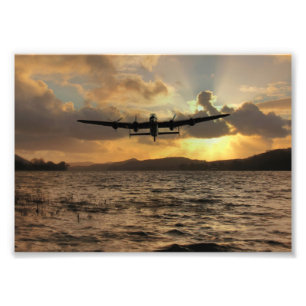 Lancaster und der See Fotodruck
