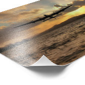 Lancaster und der See Fotodruck (Ecke)