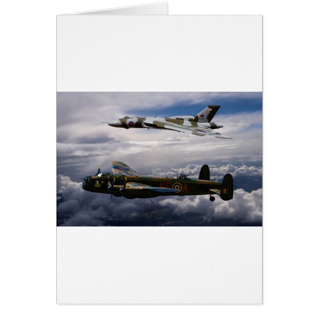 Lancaster und Vulcan XH558 (Vorne)