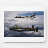 Lancaster und Vulcan XH558 Mousepad (Vorne)