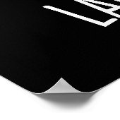 Lance-a-lotl Funny Axolotl Knight Pun Dark BG Poster (Ecke)