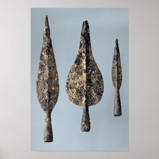 Lance and Javelin Heads, 475-300 v. Chr. Poster (Vorne)