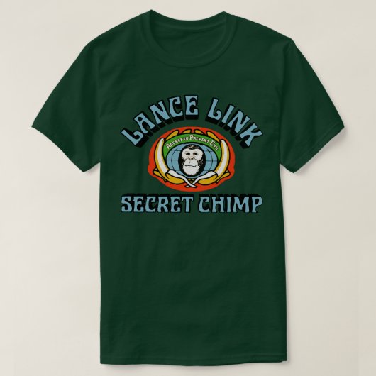 Lance Link Secret Schimpanse T-Shirt (Design vorne)