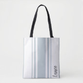 Lance Minimalistisch Stripes Monogramm Tasche (Vorderseite)