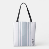 Lance Minimalistisch Stripes Monogramm Tasche (Rückseite)