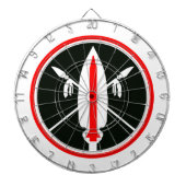 Lance Missile Dartboard Dartscheibe (vorne)