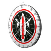 Lance Missile Dartboard Dartscheibe (Vorderseite rechts)