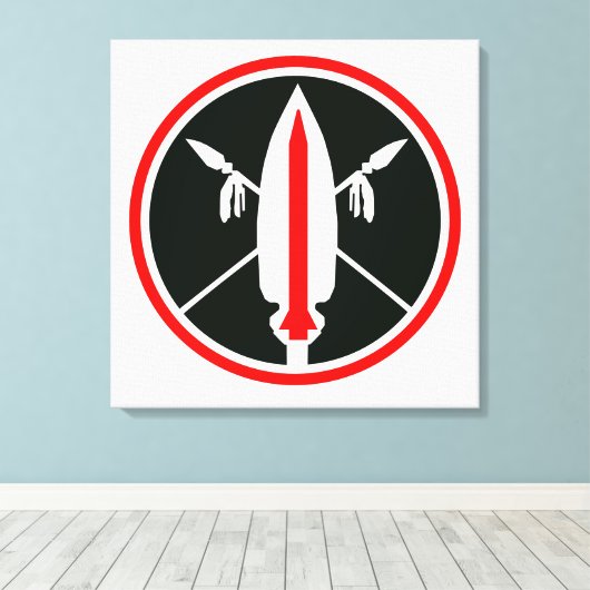 Lance Missile Leinwanddruck (Insitu (Holzboden))