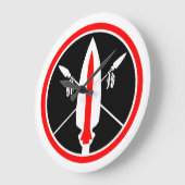 Lance Missile Wiedersehen Fort Sill Oklahoma 2015 Große Wanduhr (Winkel)