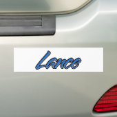 Lance Name blue Aufkleber Sticker Autoaufkleber (Auf Auto)