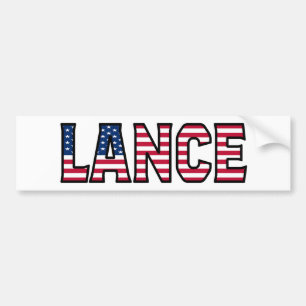 Lance Name Vorname USA Aufkleber Sticker Auto Autoaufkleber