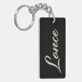 Lance Name whitegold Schlüsselanhänger Anhänger (Vorderseite links)