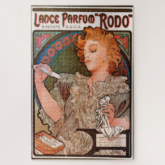 Lance parfum Rodo von Alphonse Mucha Puzzle