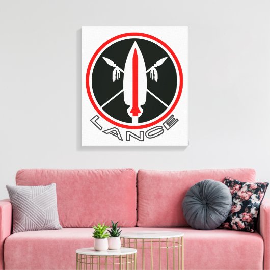 Lance-Rakete 2013 Leinwanddruck (Insitu (Wohnzimmer))