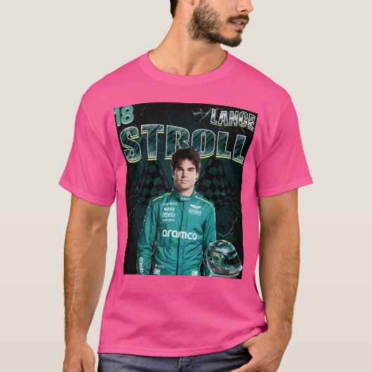 Lance Stroll T-Shirt (Vorderseite)