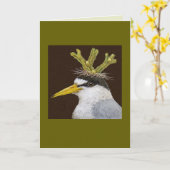 Lance the least tern card karte (Gelbe Blume)