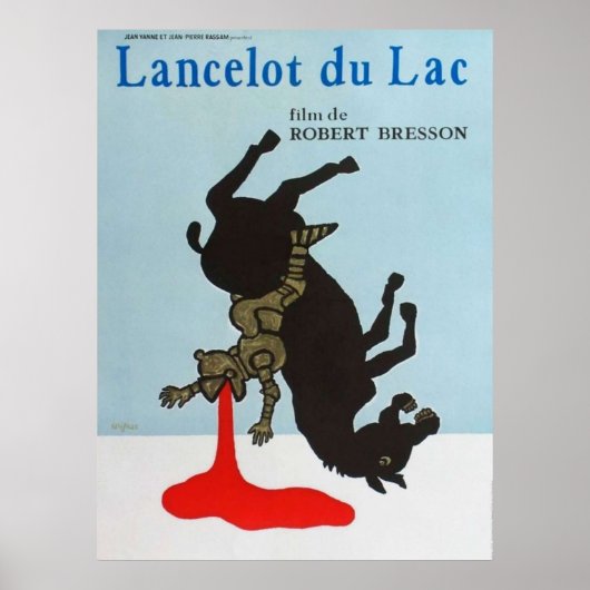 Lancelot du Lac Robert Bresson Film Poster (Vorne)
