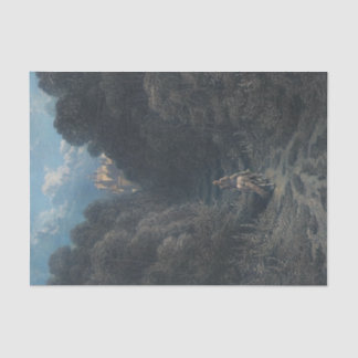 Lancelot nähert sich dem Schloss von Astolat Seidenpapier