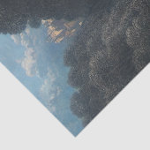 Lancelot nähert sich dem Schloss von Astolat Seidenpapier (Ausschnitt)