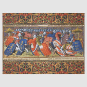 Lancelot of the Lake im Turnier von Camelot Seidenpapier