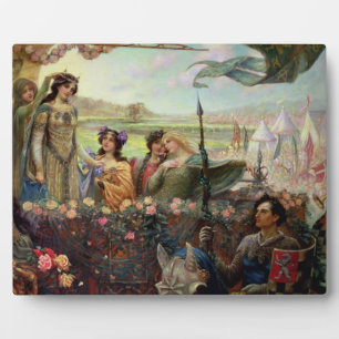 Lancelot und Guinevere Fotoplatte