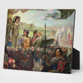 Lancelot und Guinevere Fotoplatte (Seite)