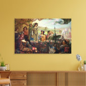 Lancelot und Guinevere Leinwanddruck (Insitu (Wohnzimmer))