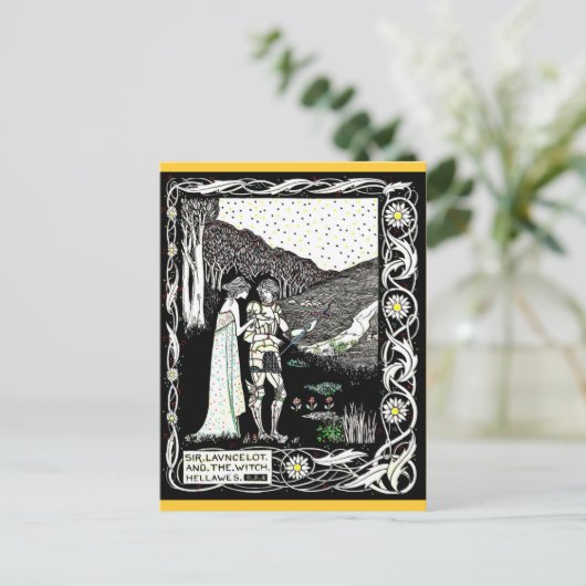 Lancelot und Hellawa die Hexe Postkarte (Stehend Vorderseite)