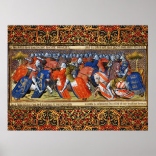 Lancelot vom See im Turnier von Camelot  Poster