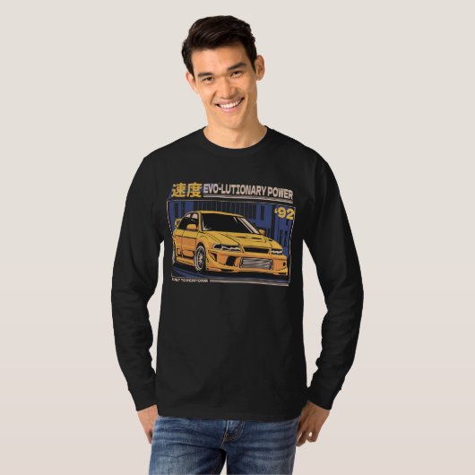 Lancer Evolution 5 - Evolutionärer Power T-Shirt (Vorne ganz)