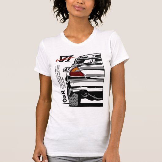 Lancer Evolution VI GSR T-Shirt (Vorderseite)