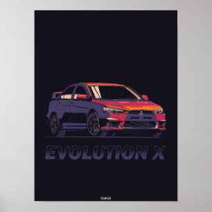 Lancer-Evolution X Poster