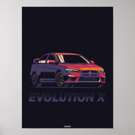 Lancer-Evolution X Poster (Vorne)