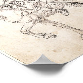 Lancer on Horseback von Albrecht Durer Poster (Ecke)