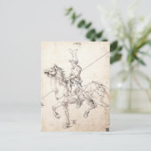 Lancer on Horseback von Albrecht Durer Postkarte (Stehend Vorderseite)