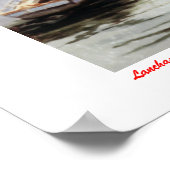 Lanchas de pesca/Fischerboote Poster (Ecke)