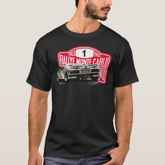 LANCIA 037 MARTINI RALLY MONTECARLO Classic T-Shir T-Shirt (Vorderseite)