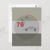 Lancia Stratos Postkarte (Vorne/Hinten)