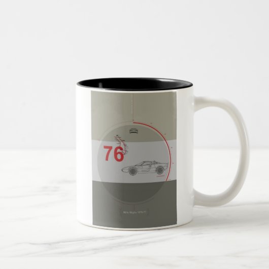Lancia Stratos Zweifarbige Tasse (Rechts)