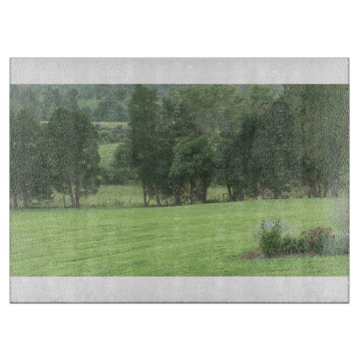 Land 1 Glasspanplatte Schneidebrett (Vorderseite)