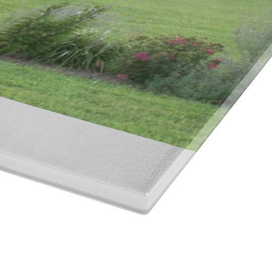 Land 1 Glasspanplatte Schneidebrett (Ecke)