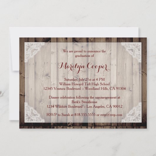 Land 2015 Abschluss Ankündigung (Rückseite)