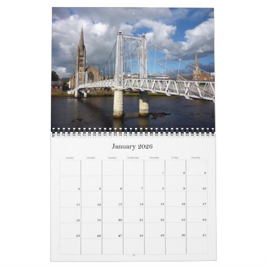 Land 2026 kalender (Jan 2026)